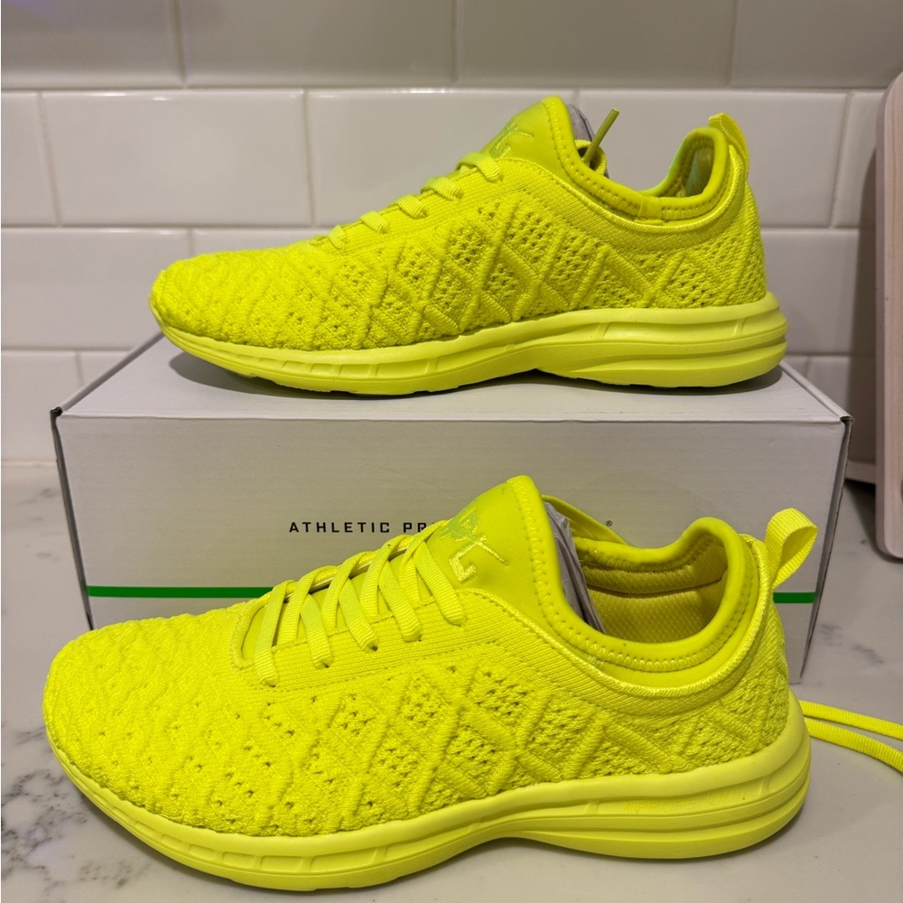APL Women's Techloom Phantom Neon Yellow Sneakers